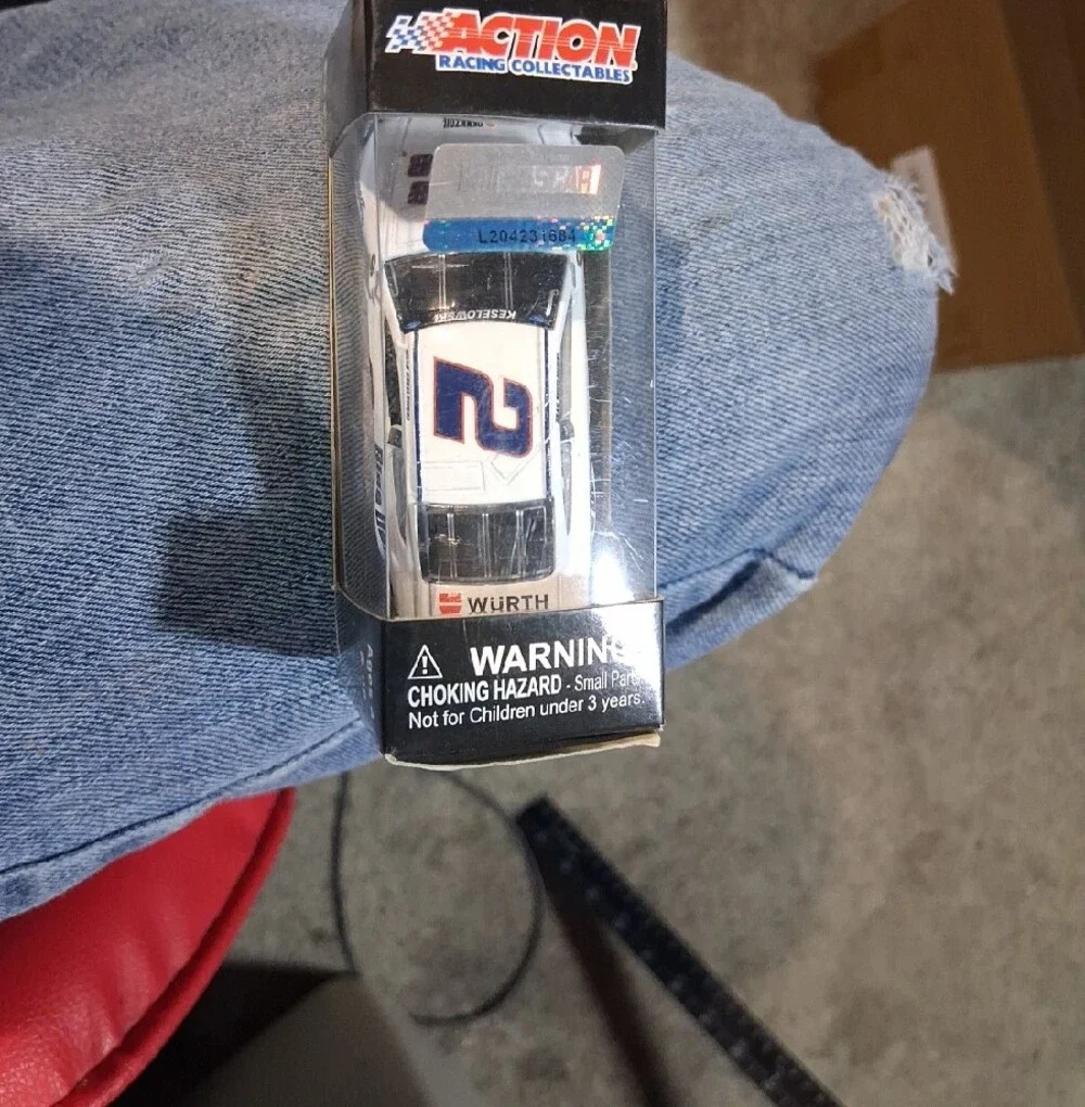 NASCAR Brad Keselowski #2 Team Penske Diecast Car - White/Blue